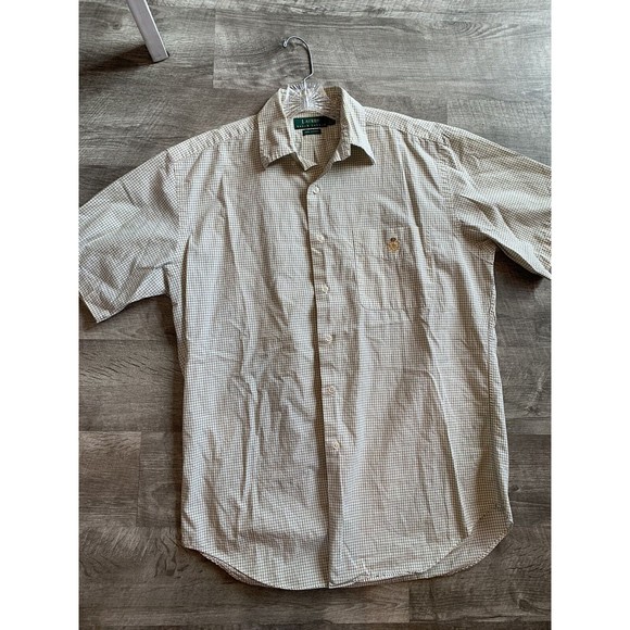 Vintage Y2K Ralph Lauren 100% Cotton Crest Sz Small Plaid - Picture 5 of 9